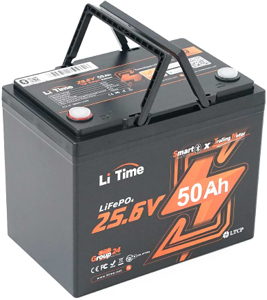 Аккумулятор для ИБП Li-TIME 25.6V 50Ah (L24V50-50-TM-BT-8-A70)